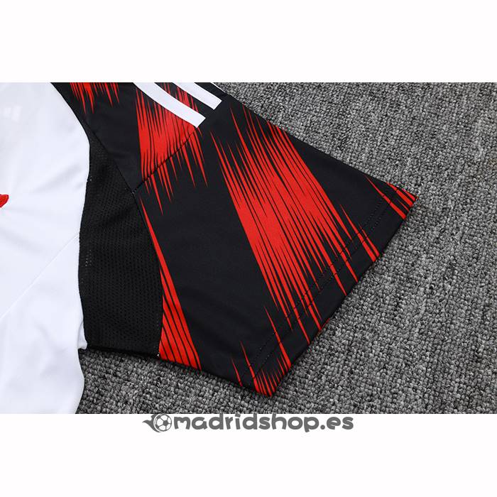Chandal del Flamengo Manga Corta 25-26 Blanco - Pantalon Corto
